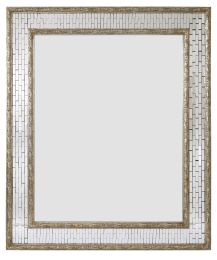 Silver Facet Mirror