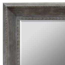 Seasoned Grand Mirror 36X48 Distressed Seasoned Wood