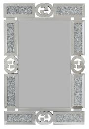Silver Encrusted Mirror
