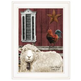 "Good Morning" by Billy Jacobs, Ready to Hang Framed Print, White Frame