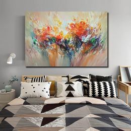 Oil Painting Handmade Hand Painted Wall Art Abstract (size: 50x70cm)