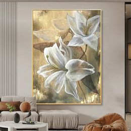 Hand Painted Oil Paintings Hand Painted High quality Flowers Contemporary Modern Rolled (Style: 01, size: 150x220cm)