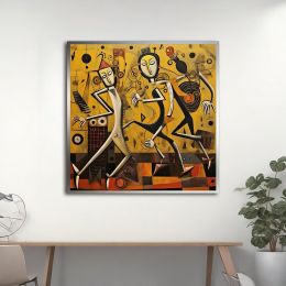 Handmade Oil Painting Cartoon Characters Animation Cartoon Wall Art Cartoon Canvas Art Modern Decor Ideas For Home And Office With Different Options (Style: 01, size: 80x80cm)