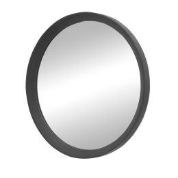 D20x1.5"Transitional Decor Style Mango Wood Wall Mirror Wall Décor (Color: as Pic)